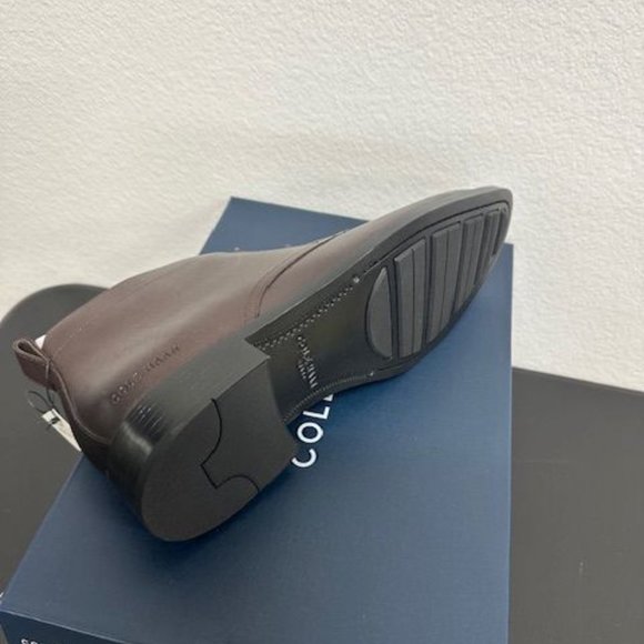 COLE HAAN Men's Hawthorne Chukka Boots Water Resistant Black Size 10 New in Box - Picture 5 of 6